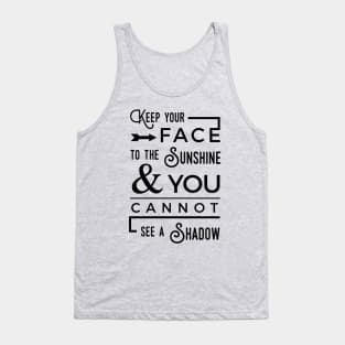 Sunshine Positive Quotes Tank Top